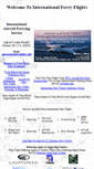 Mobile Screenshot of internationalferryflights.com